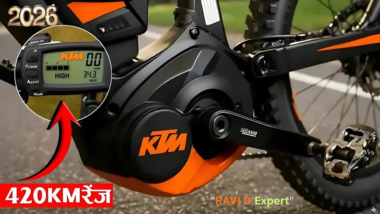KTM Electric Bicycle 2926 Launch 460KMPL Efficiency, Powerful Motor